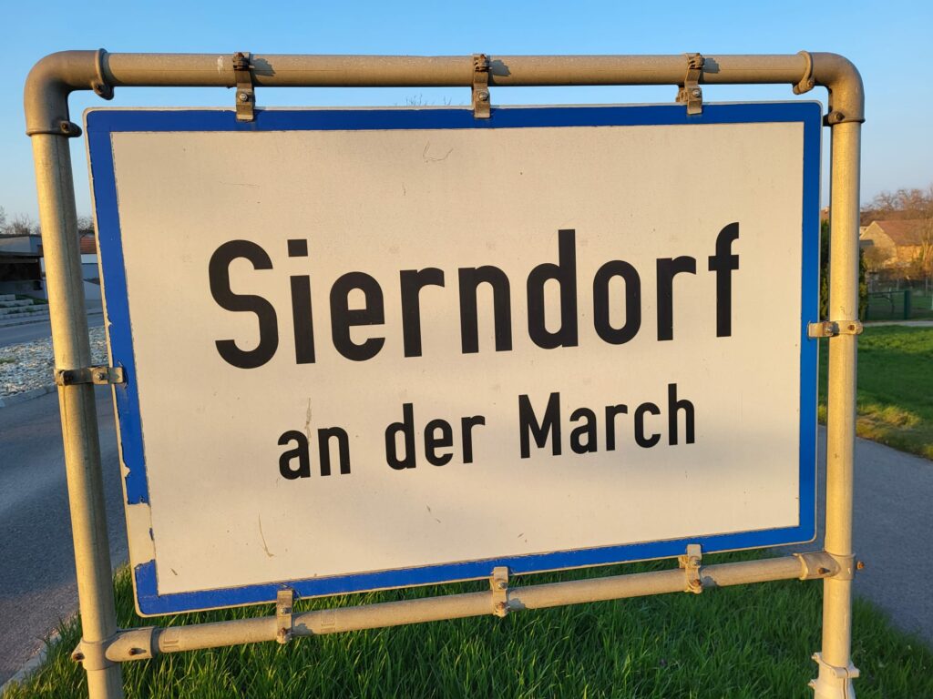 Ortsschild Sierndorf